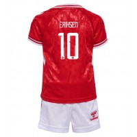 Denmark Christian Eriksen #10 Replica Home Minikit Euro 2024 Short Sleeve (+ pants)